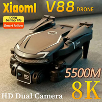 2024 New V88 MINI Drone 8K 5G GPS Professional HD Aerial Photography Remote Control Aircraft HD Dual Camera Quadcopter Toy UAV