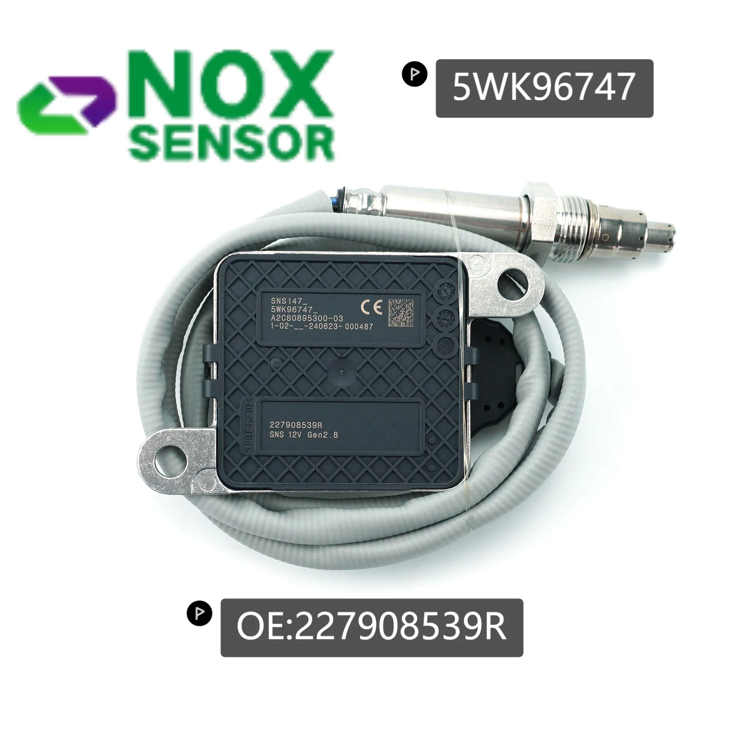 

22790 8539R 5WK96747 227908539R 93457719 93463066 24V Original New Nitrogen Oxygen NOx Sensor 24V For RENAULT Opel Vivaro Combi