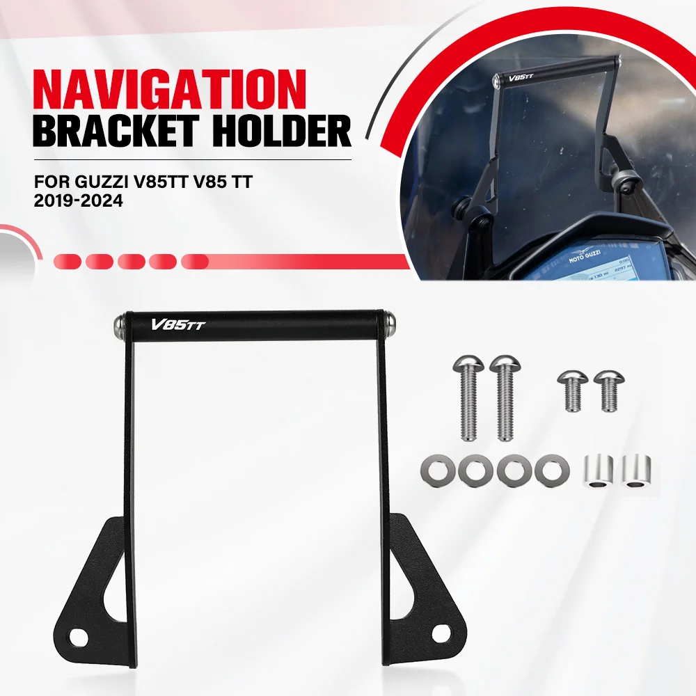 

For GUZZI V85TT V85 TT 2019 2020 2021 2022 2023 2024 V 85TT Motorcycle Stand Holder Mobile Phone GPS Navigation Plate Bracket