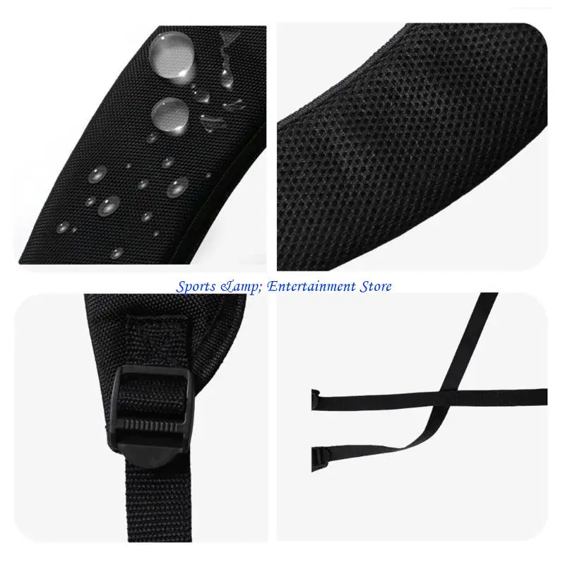 G7NF حقيبة جولف حزام استبدال مزدوج الكتف الأشرطة سميكة مبطن حقيبة جولف حمل حزام العالمي النايلون حقيبة الظهر الأشرطة