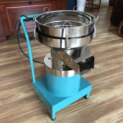 

Plastic powder spraying powder vibrating screen trolley sieve powder machine electric flour sieve small vibrating screen paint H