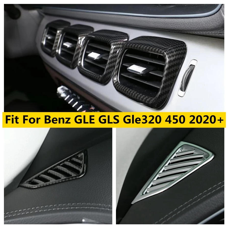 

Dashboard Central Control AC Air Conditioning Panel Cover Kit Trim Accessories For Mercedes-Benz GLE GLS Gle320 450 2020 2021