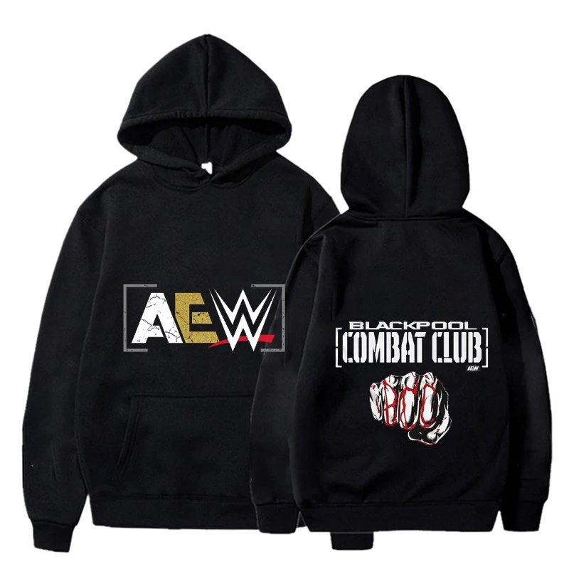 

Harajuku Classic New Style Pro Wrestling Graphic Hoody Autumn and Winter Pullover Street Fashion Leisure Hoodie