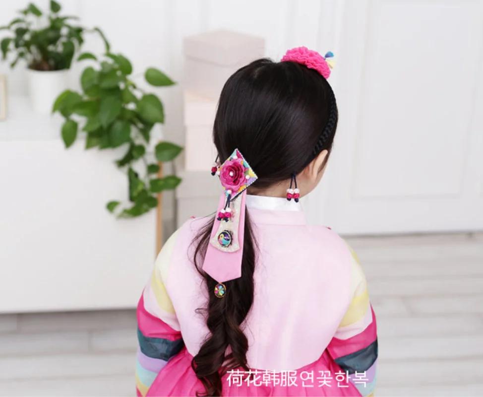 Korean Costume Headband Korean Original Imported Embroidered Hair Band Headband Children's Hair Band