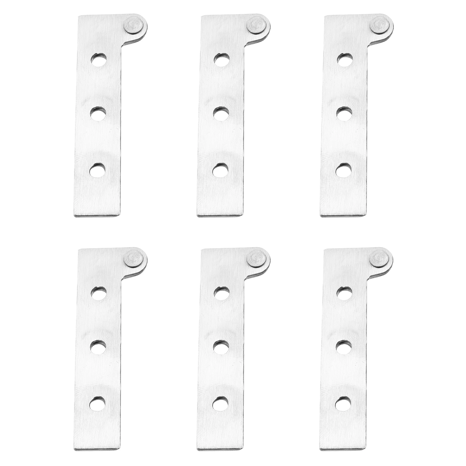 

6Pcs Hidden Door Hinges Stainless Steel Durable Rotating Revolving Hinge for Home Window Cabinet Use Stainless Steel Door Hinge