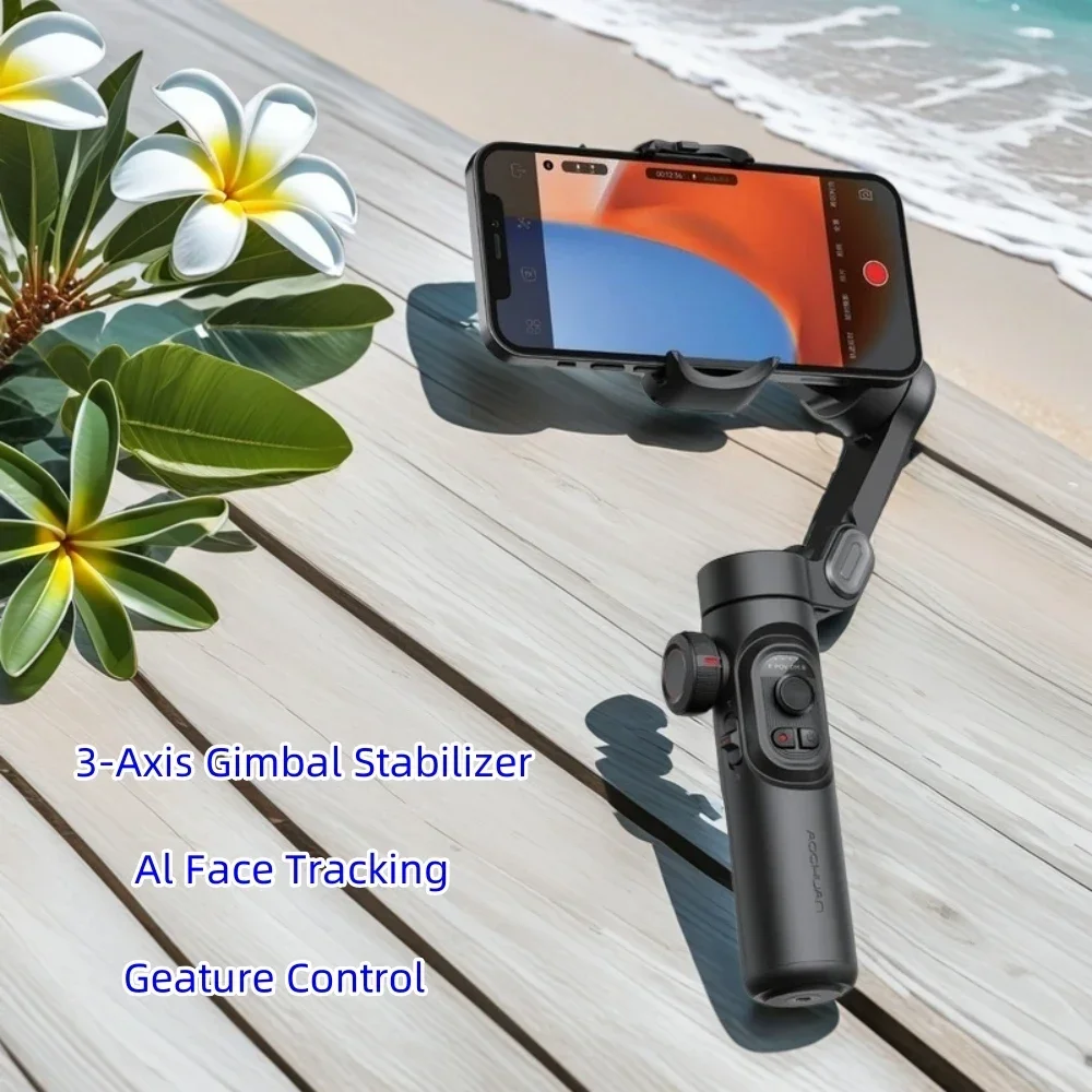 Smart XE Combo Phone Gimbal Stabilizer with Extension Rod 3-Axis Phone Gimbal Stabilizer For iphone and Android phone