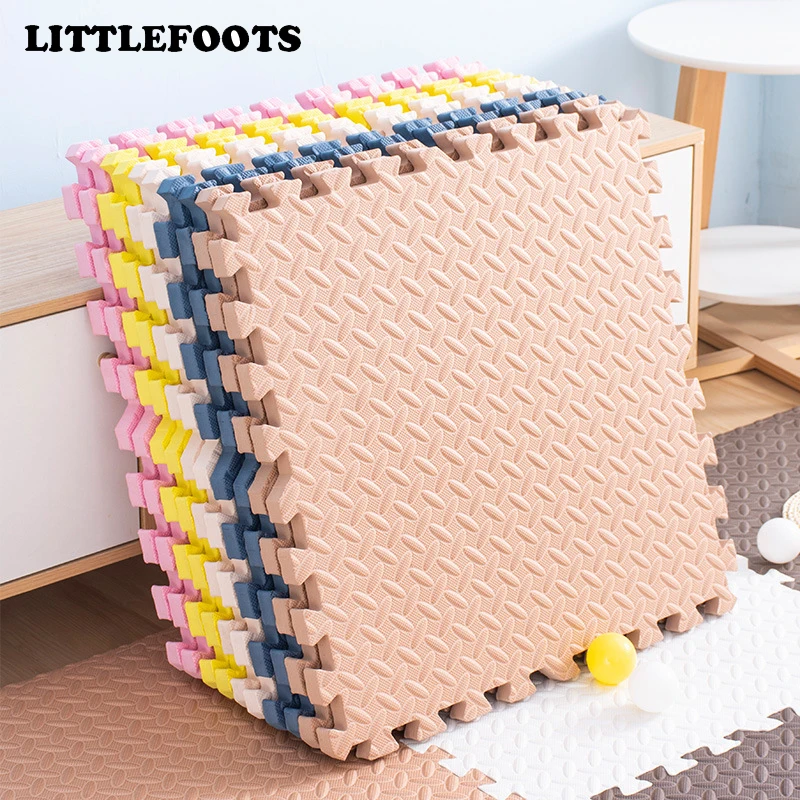 16pcs  Baby play mat Children\'s carpet Foam baby Playmat 1.2cm Disassemblable  Assemblable  security No odor Carpet baby room