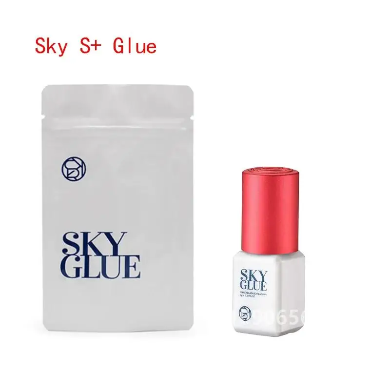 Korea Sky S+ Glue with Red Cap 1-2s Fast Drying 5ml Professional Strongest Original Eyelash Extension Glue False Lash 10Bottles