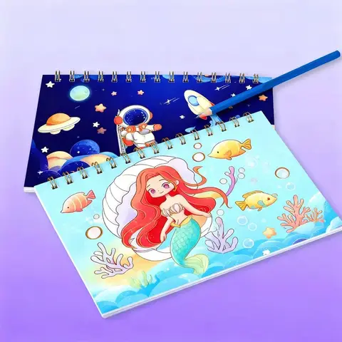 Adults Teens Coloring Book - Simple Sketchbook Notebook Exquisite Birthday Party Gift Doodle Collection