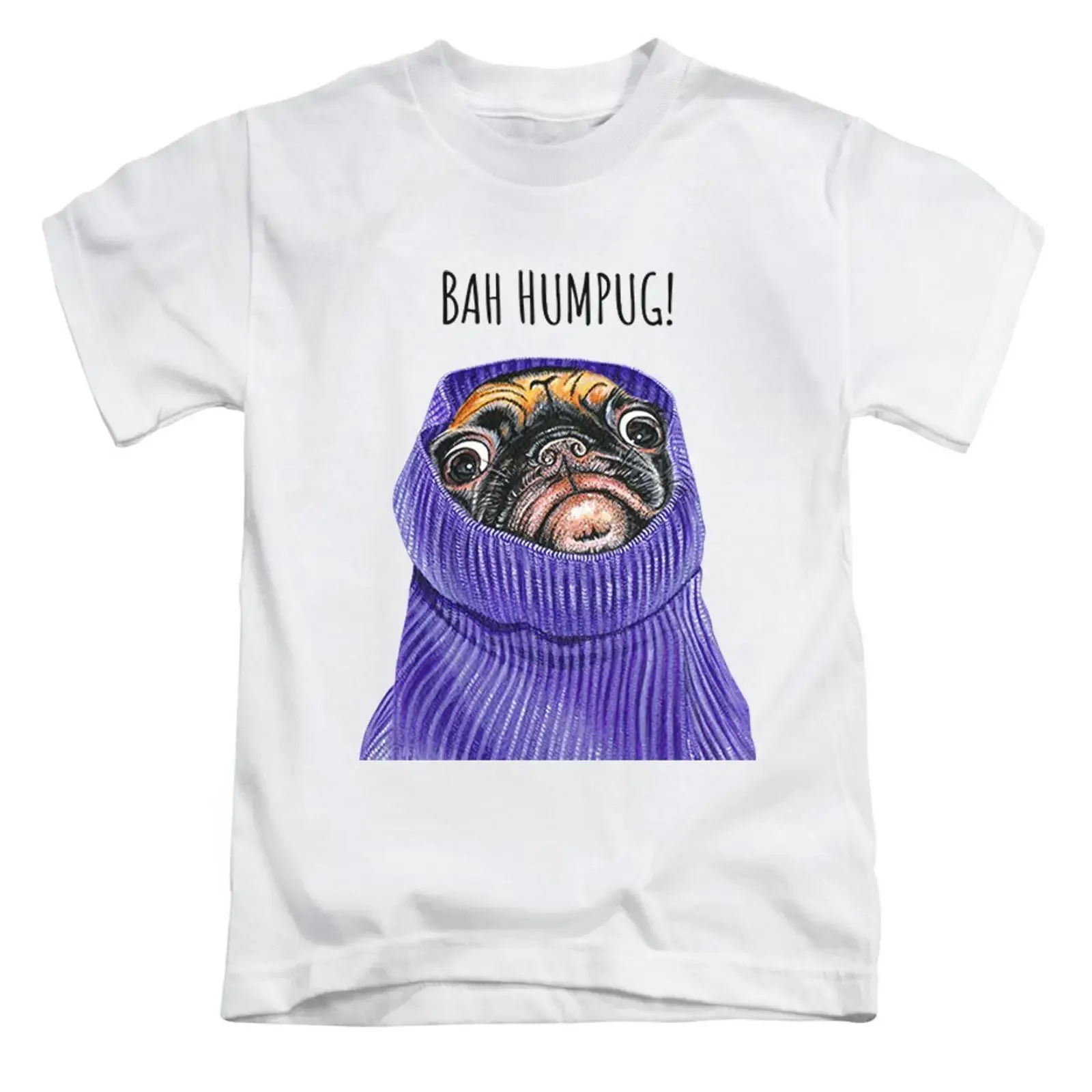 Bah Humpug Erwachsene Weihnachten T Shirt lustig Xmas Top Hunde Tiere Haustiere Geschenke vintage Washed graphic Unisex fashion