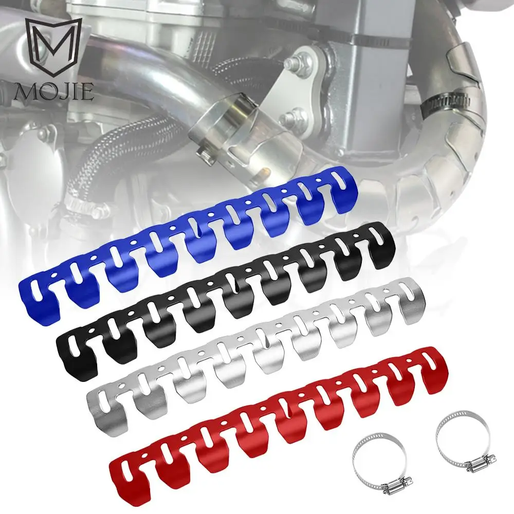 For BETA RR 2T 250 300 X-TRAINER 300 GASGAS EC 4-Stroke Universal Motocross Exhaust Shield Muffler Pipe Protector Cover Guard