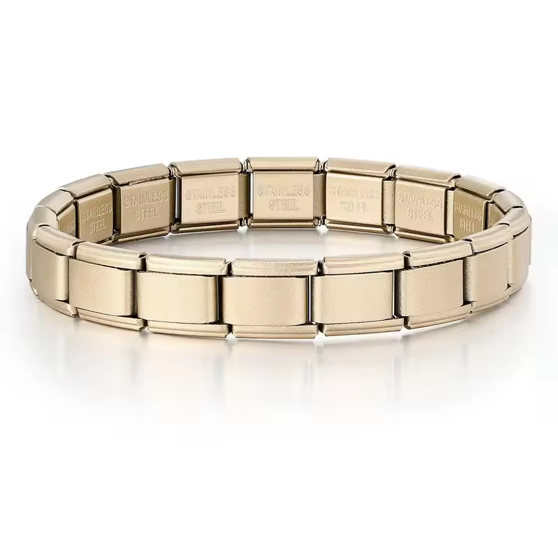 2025 New Men and Women Starry Colors 18 Pieces Italian Charm Fit 9mm Stainless Steel Modular Bracelet Wholesale Jewelry - Image 13
