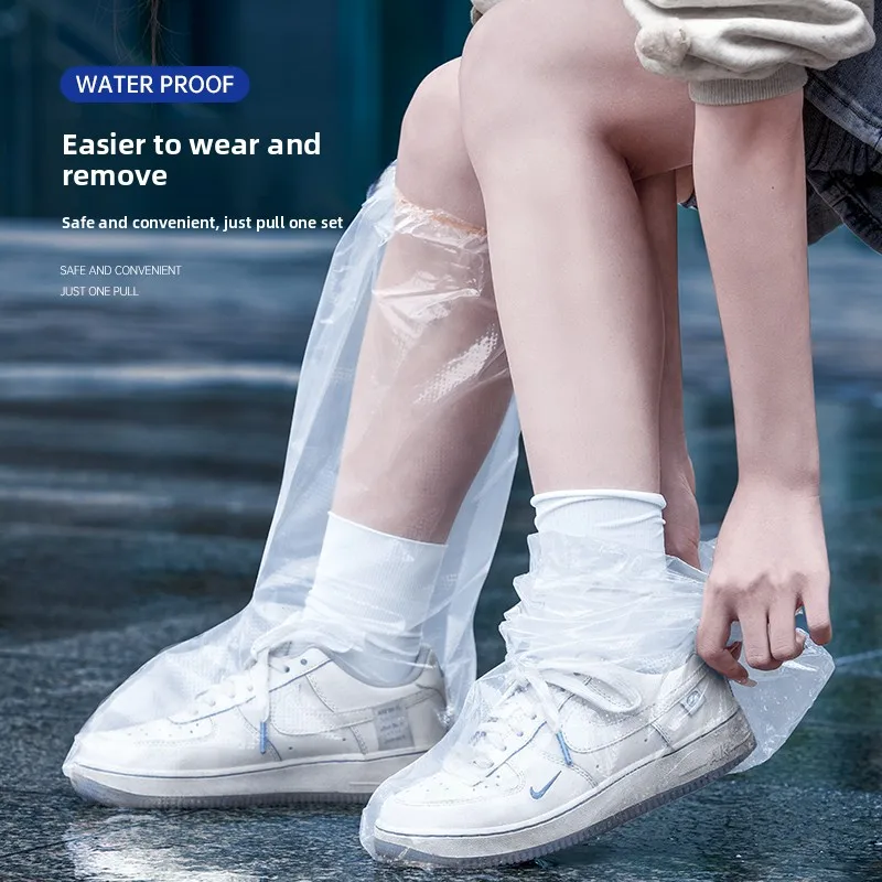 

Disposable Long Thiened Raincoat for Hiking Outdoor Mountain Climbing Rain Boot Covers Full Body Waterproof Adult Outerwear