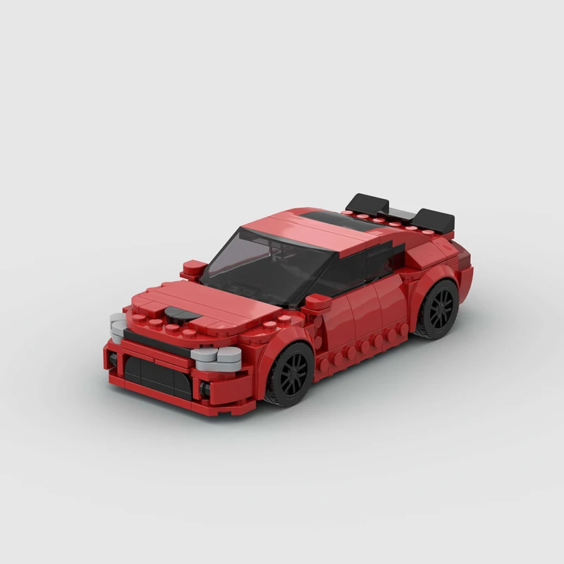 Bloques de construcción de coche deportivo de carreras para niños, coche de carreras técnico de juguete, campeón de velocidad, corredor, Moc, garaje creativo, regalo