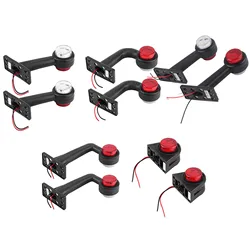 Side Marked Lamp Side Marker Lamp 12 LED 10V‑30V Elbow Side Marker Indicator Light Lamp Side Marked Lamp for Car Truck