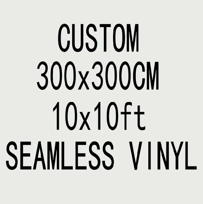 

10x10FT Notify Model Number Print Your Artwork Custom Photo Studio Personalized Backdrop Background Seamless Vinyl 300cm x 300cm