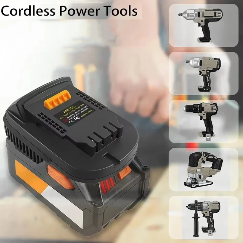 

Для RIDGID адаптер преобразователя AEG литиевая батарея 18 В преобразование в литиевую батарею Dewalt 18 В 20 В электрический электроинструмент дрель