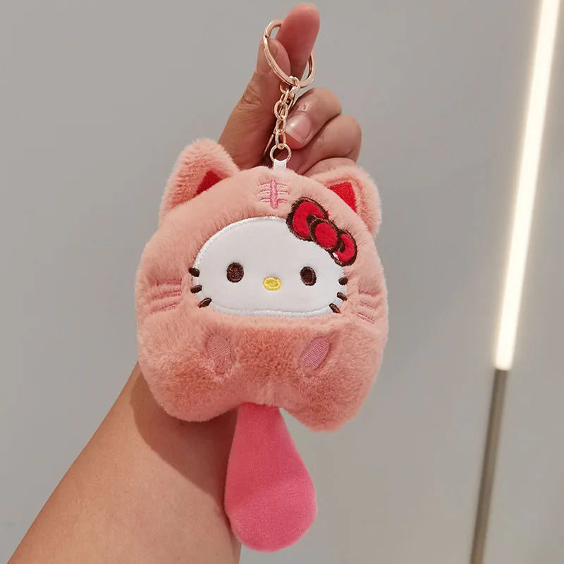Hello Kitty dessin animé mignon dessin animé poupée porte-clés sac à dos pendentif plusieurs styles mélodie Kuromi cannelle cadeau de noël
