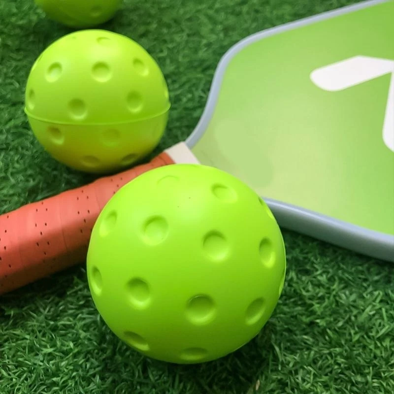 Fotografia 5: Q39E Bolas prática Pickleballs espuma silenciosa PU Pickleballs espuma para ambientes internos e externos