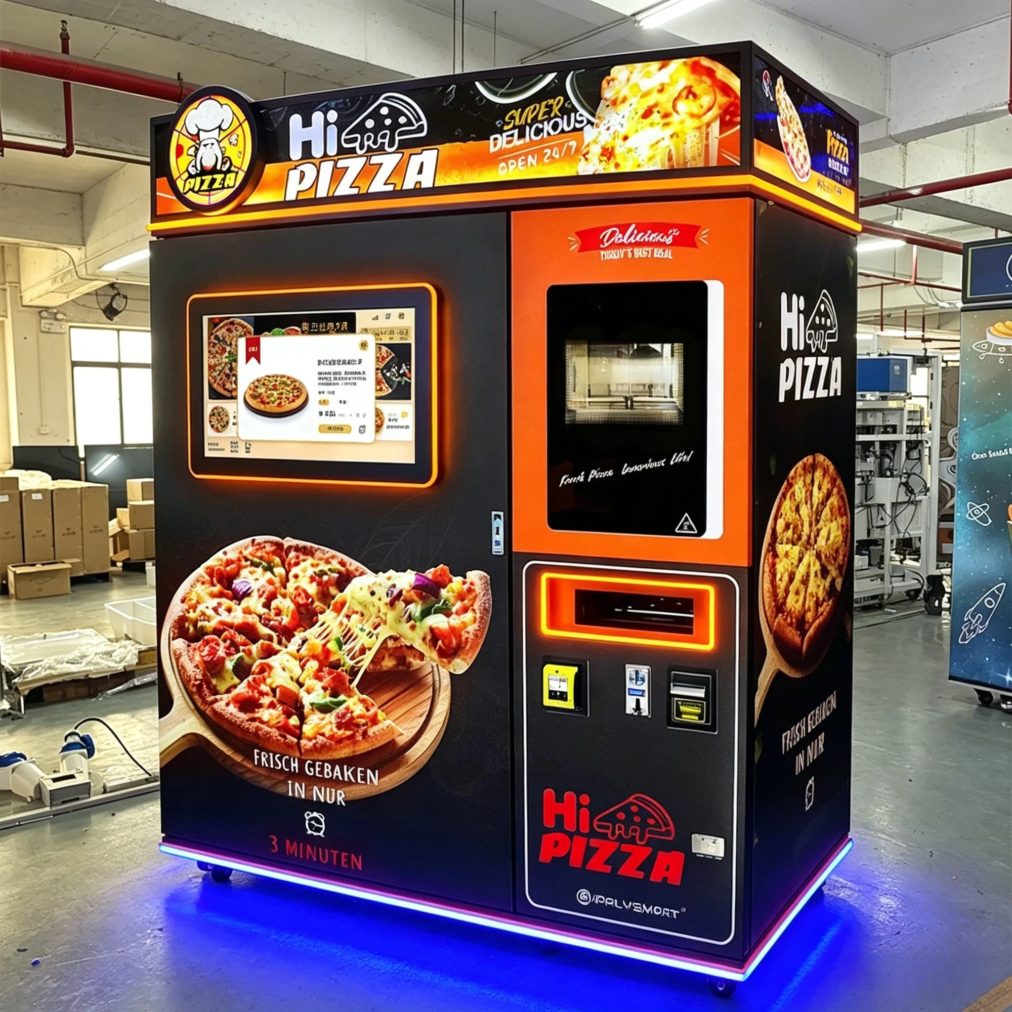 Özelleştirilmiş Tam Otomatik P - Meal Prep Vending Machine incelemesi ve fiyatı
