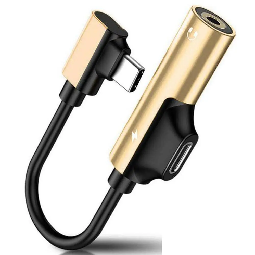 

Cables Type C Adapter Usb-C Headphone Adapter Audio Cable Type C Audio Splitter Audio Adapter Aux Cable Type C To 3.5mm Jack