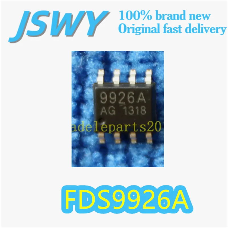 

(10/50 pieces) FDS9926A original 9926A SOIC-8 Package Dual N-Channel MOSFET 20V/5.5A 45mΩ@4.5V Low On-Resistance In Stock