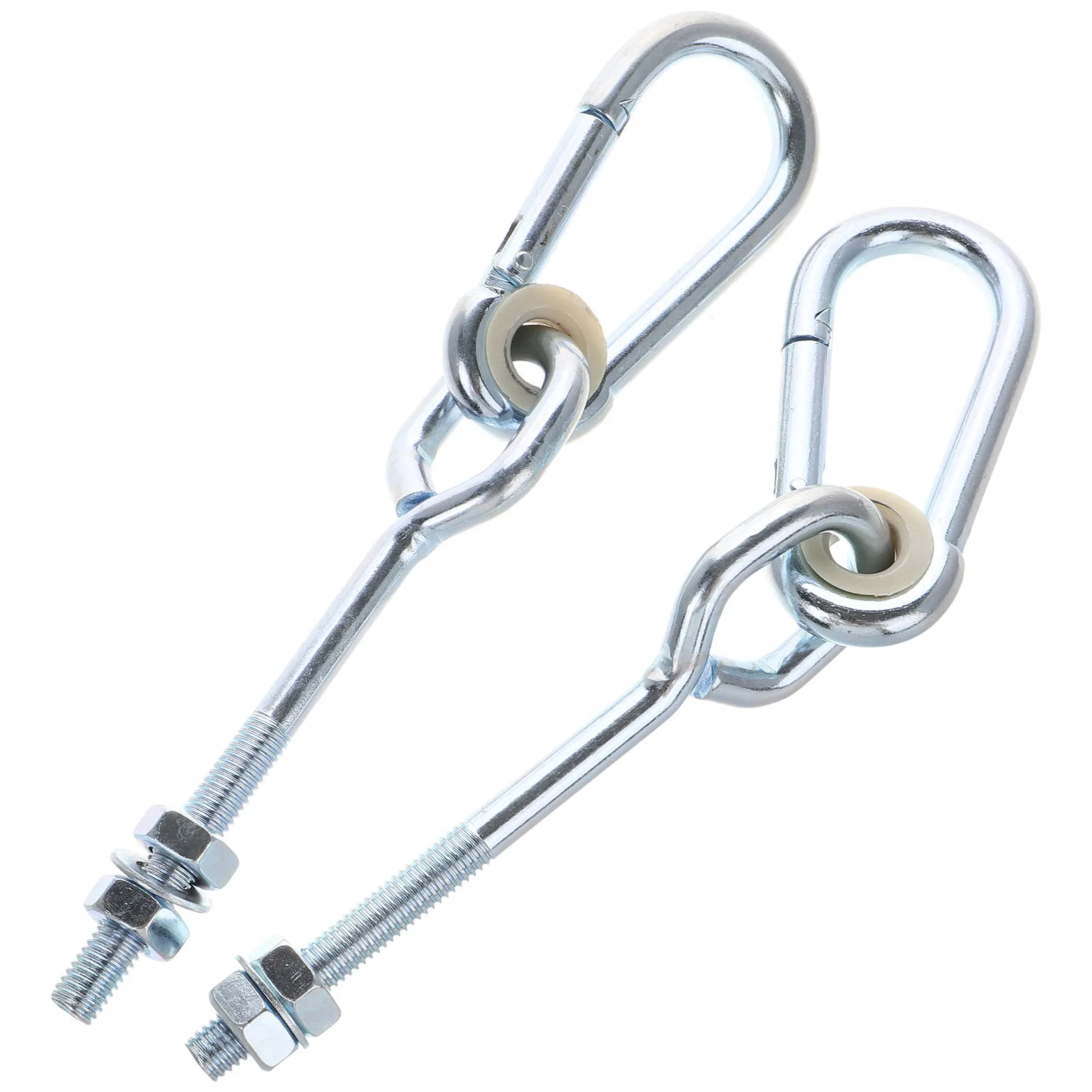 

2Pcs Heavy Duty Swing Hooks for Outdoor Swings Hammock Chair Porch Yoga Seat Ceiling Mounting Hanger Hardware Swing Swivel