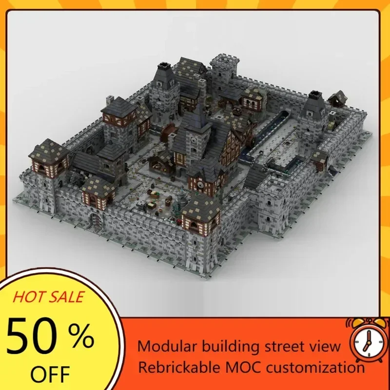 

48241PCS Modulars 52 - "Complete City" Creative street view Model Custom Puzzles Architecture Education Assembly Model Toy Gift