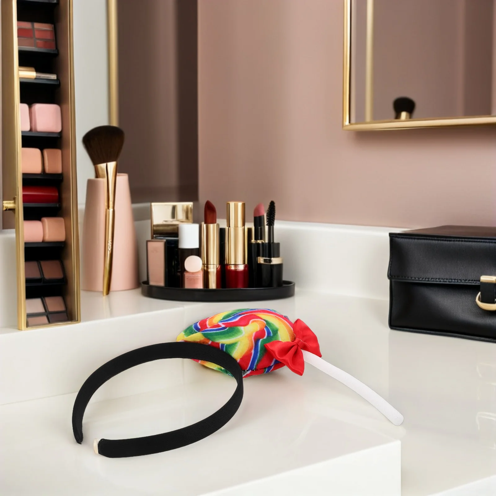 

Candy Lollipop Headband Colorful Lightweight Halloween Party Headdress Creative Hair Accessories Costume