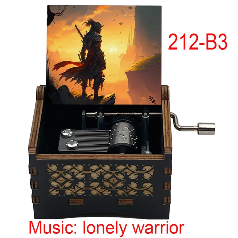 Chinese popular game songs Gu Yong Zhe Lonely warrior music box for Chinese friends girlfriend girl boy Christmas New Year Gift