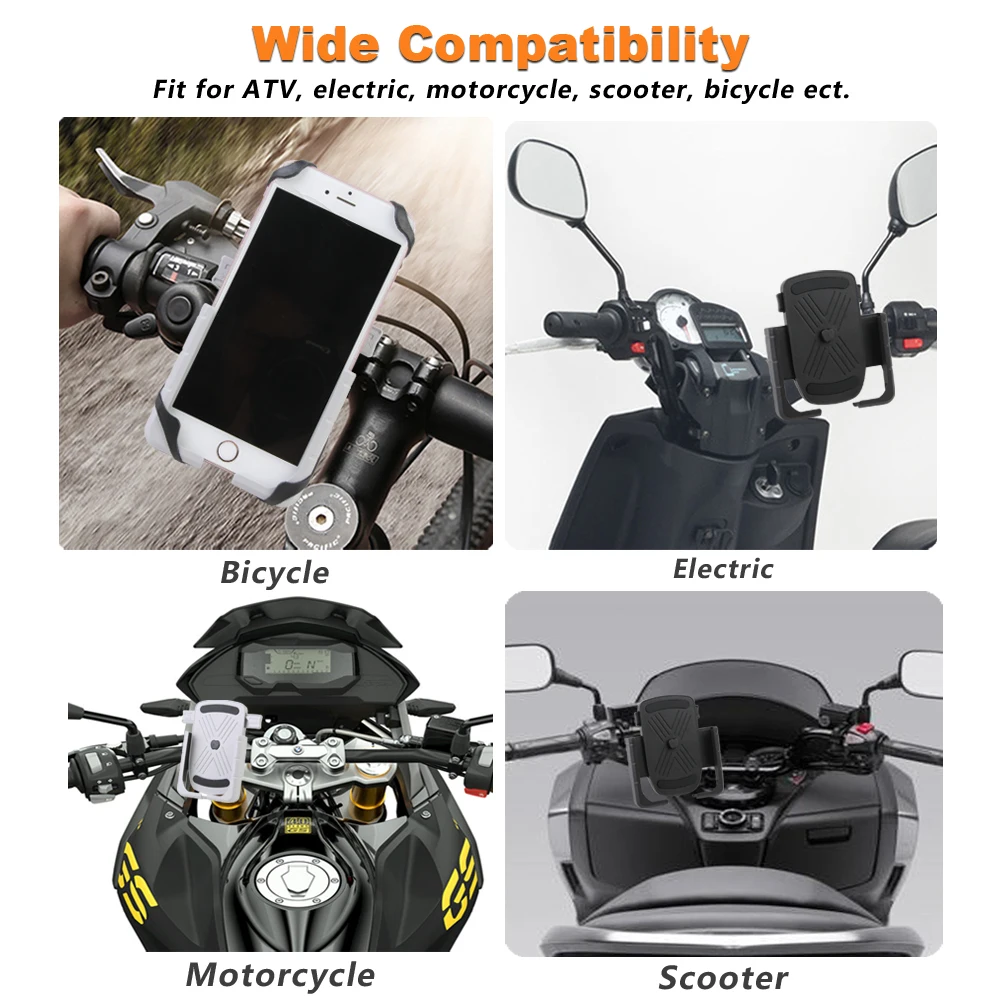 Motorcycle Phone Holder Aluminum For Voge 300AC 300ACX 500AC 300DS 300R 500DSX 500DS 500R 2019 2021 2022 Cellphone Stand