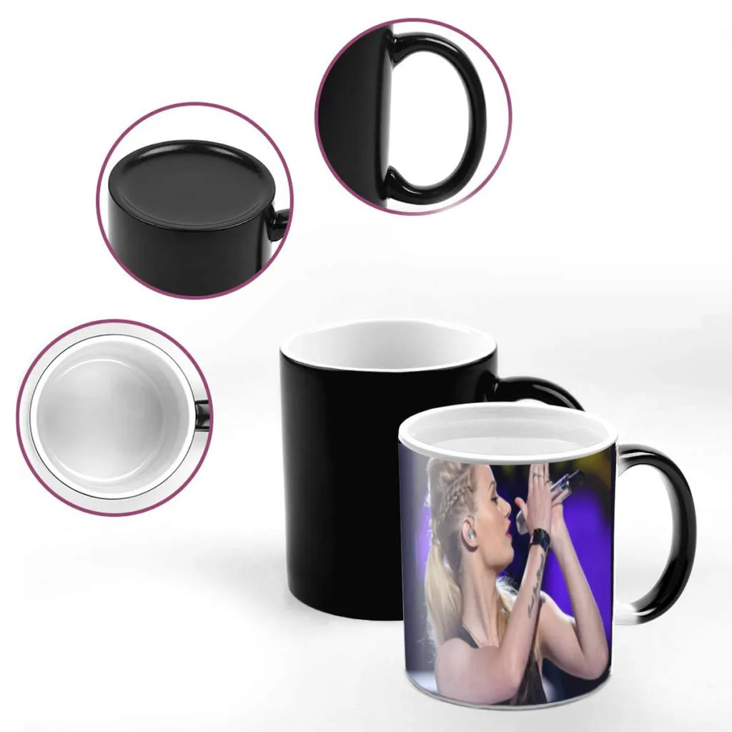 Singer Iggy Azalea One Piece Coffee Mugs And Mug Creative Color Change Tea Cup Ceramic Milk Cups Novelty Gifts