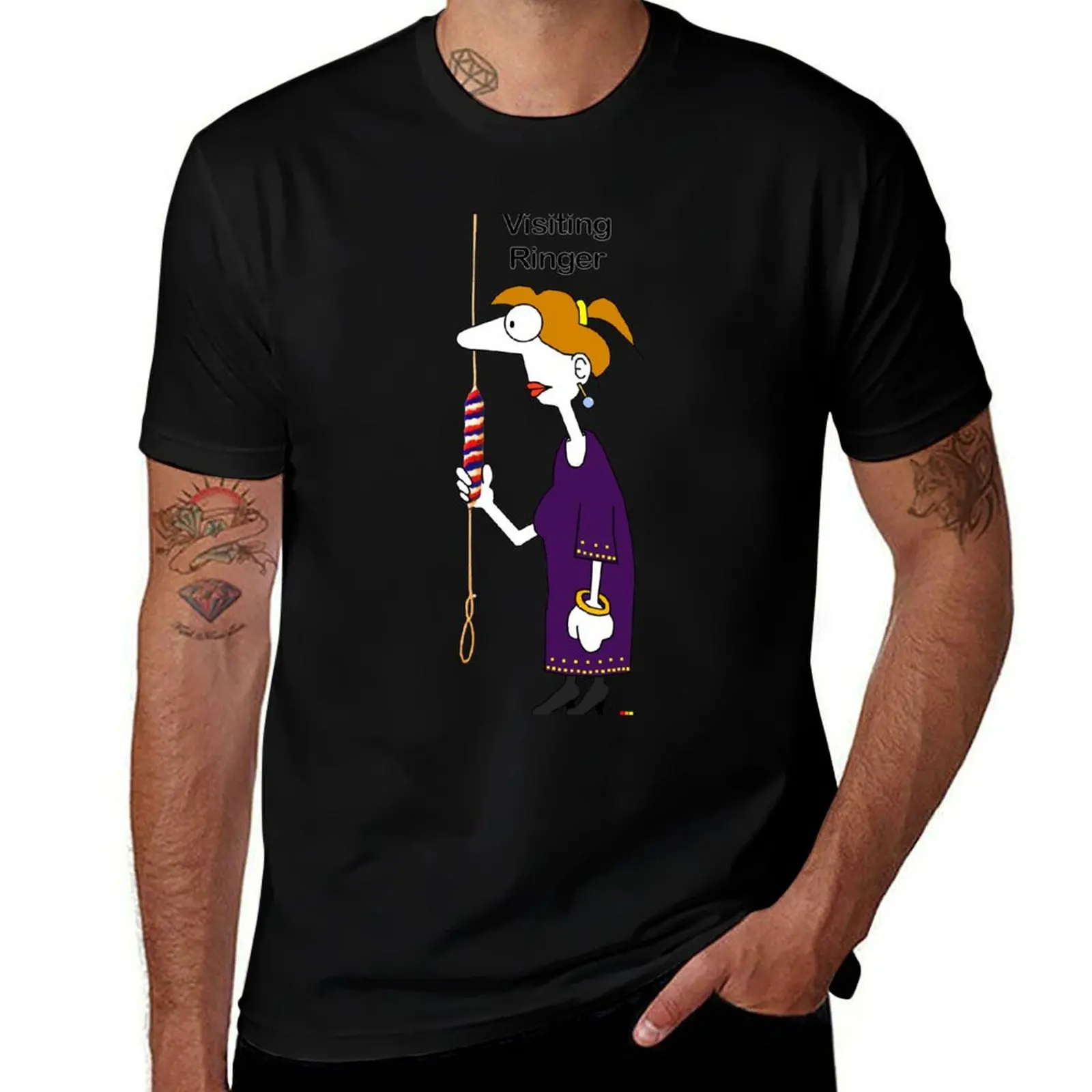 

Bell Ringing Visiting Ringer T-Shirt All Match Basic Short Sleeve Top