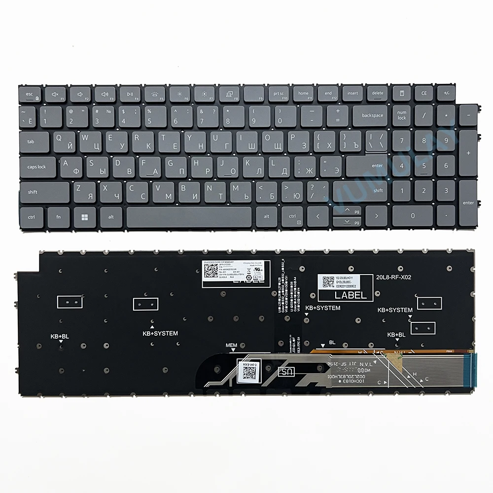 

Русская клавиатура для Dell Inspiron 5510 5511 5518 7610 3511 3520 Vostro 3515 3525 5515 7510 5620 5625 Latitude 3525 3530 P108F