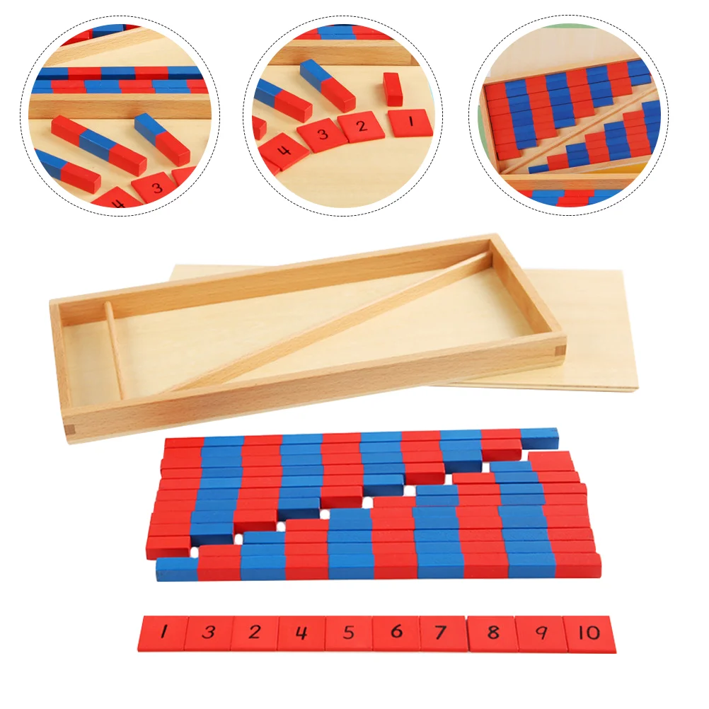 Toys Red and Blue Stick Children's Addition Subtraction Counting Rayan for Kids