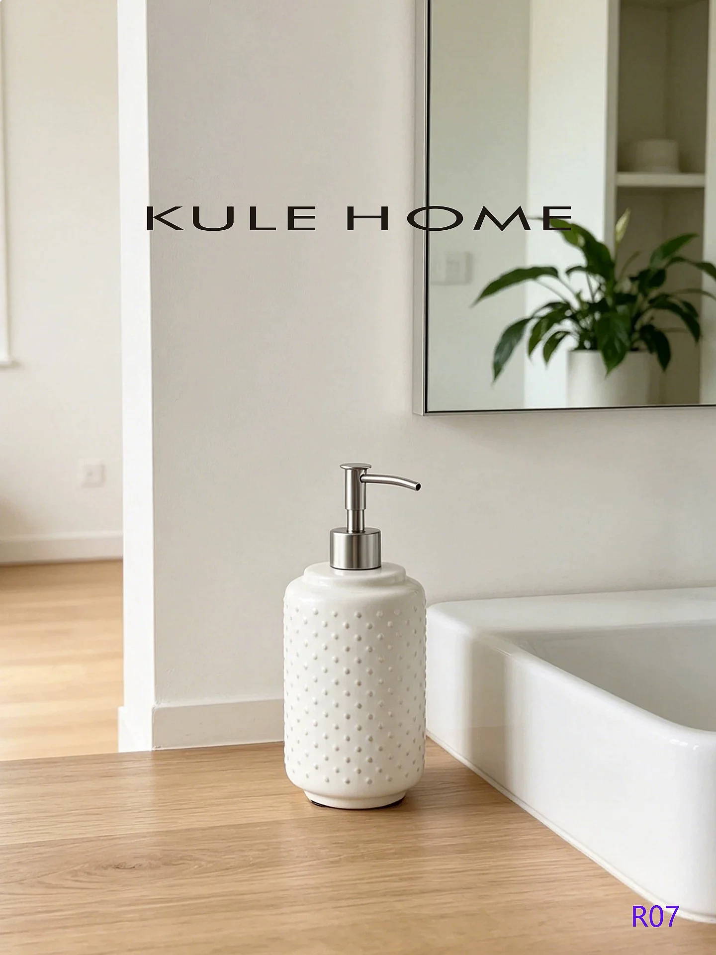 Luxury Ceramic Soap Dispenser Shampoo Body Wash Press Bottle for Hotel
