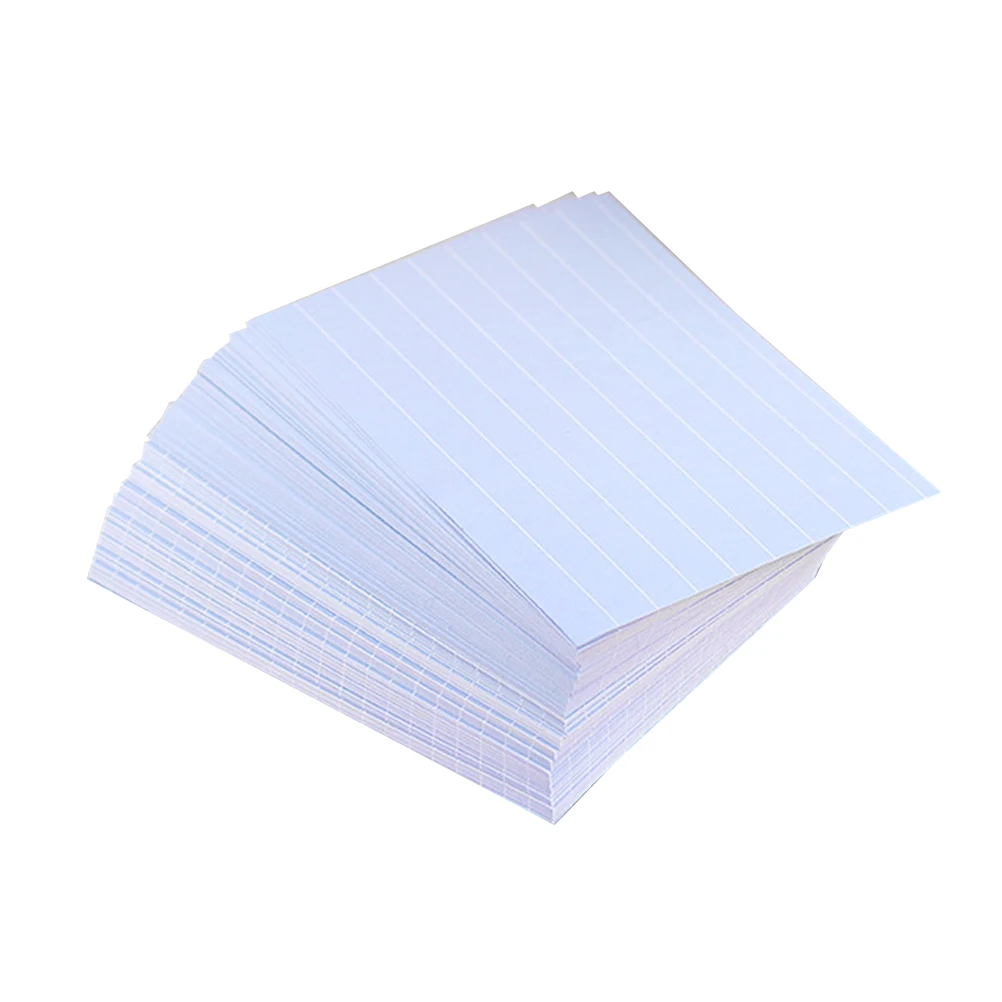 

150 pcs Index Note Cards Writing Letter Study Paper Graph Ruled Smooth Portable Student Teacher DIY Handwriting Word Cards Exam