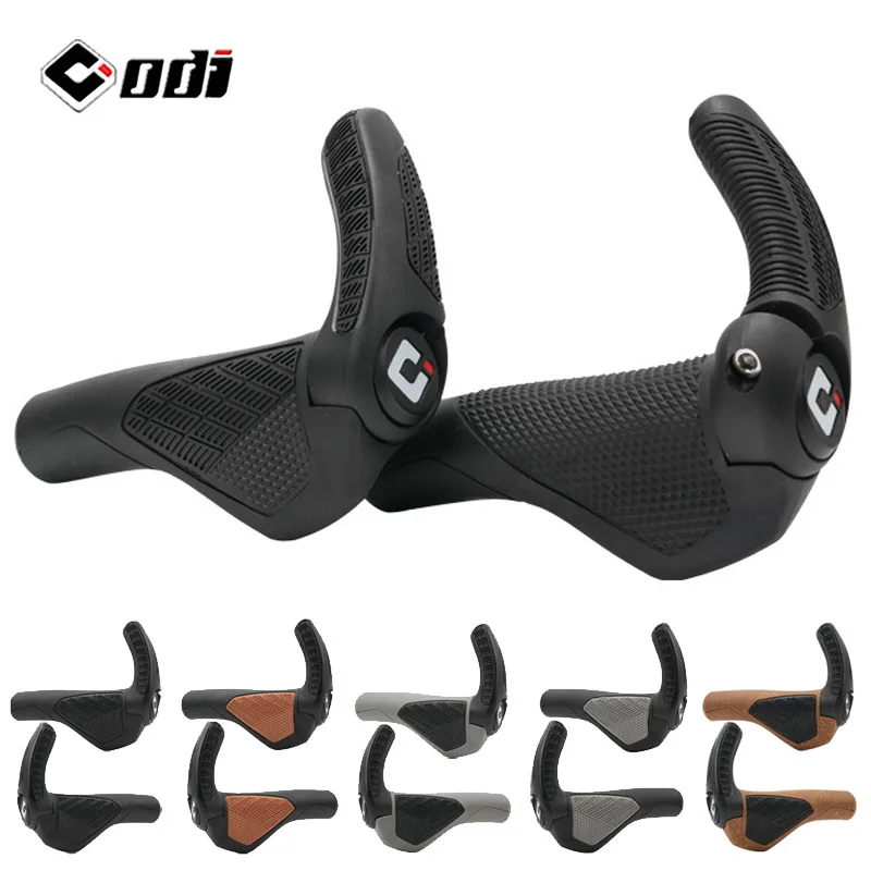 

ODI Mountain Bike Grip Sheep Horn Sub Grip Shock and Dust Proof Bicycle Handle Bar Cover Rubber Locking Handlebar Cuffs MTB Part