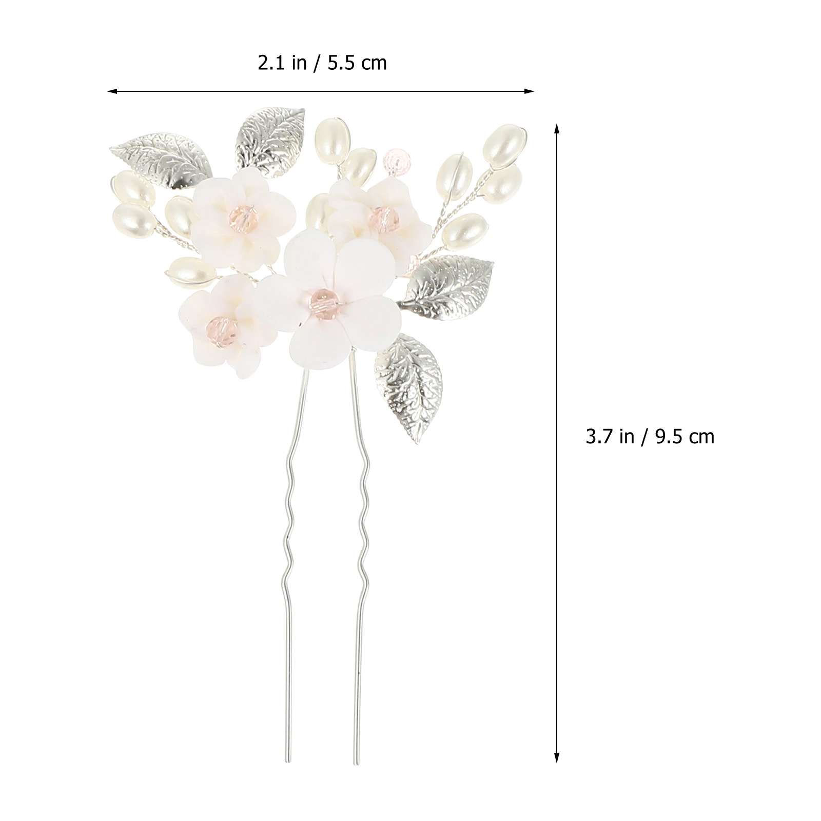 

5pcs Crystal Forks Elegant Bridal Wedding Hair Pins Bridesmaids Stylish Hair Accessories Party Halloween Cosplay for Women