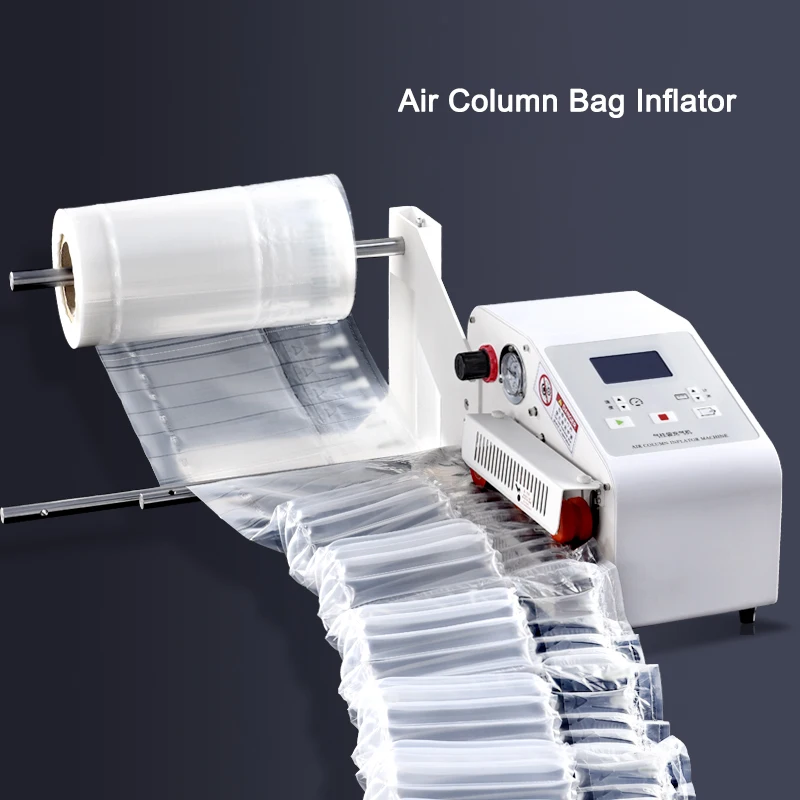 Air column bag inflator automatic logistics shockproof packaging milk powder honey packaging thick bubble column membrane