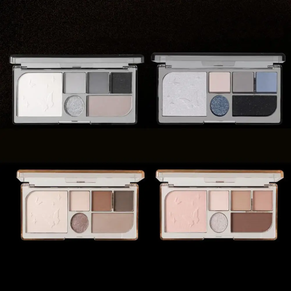 Matte Eyeshadow Palette Easy-to-blend Eyeshadow 6 Color Eye Shadow Palette Shimmery Matte Nude Shades Long Lasting Waterproof