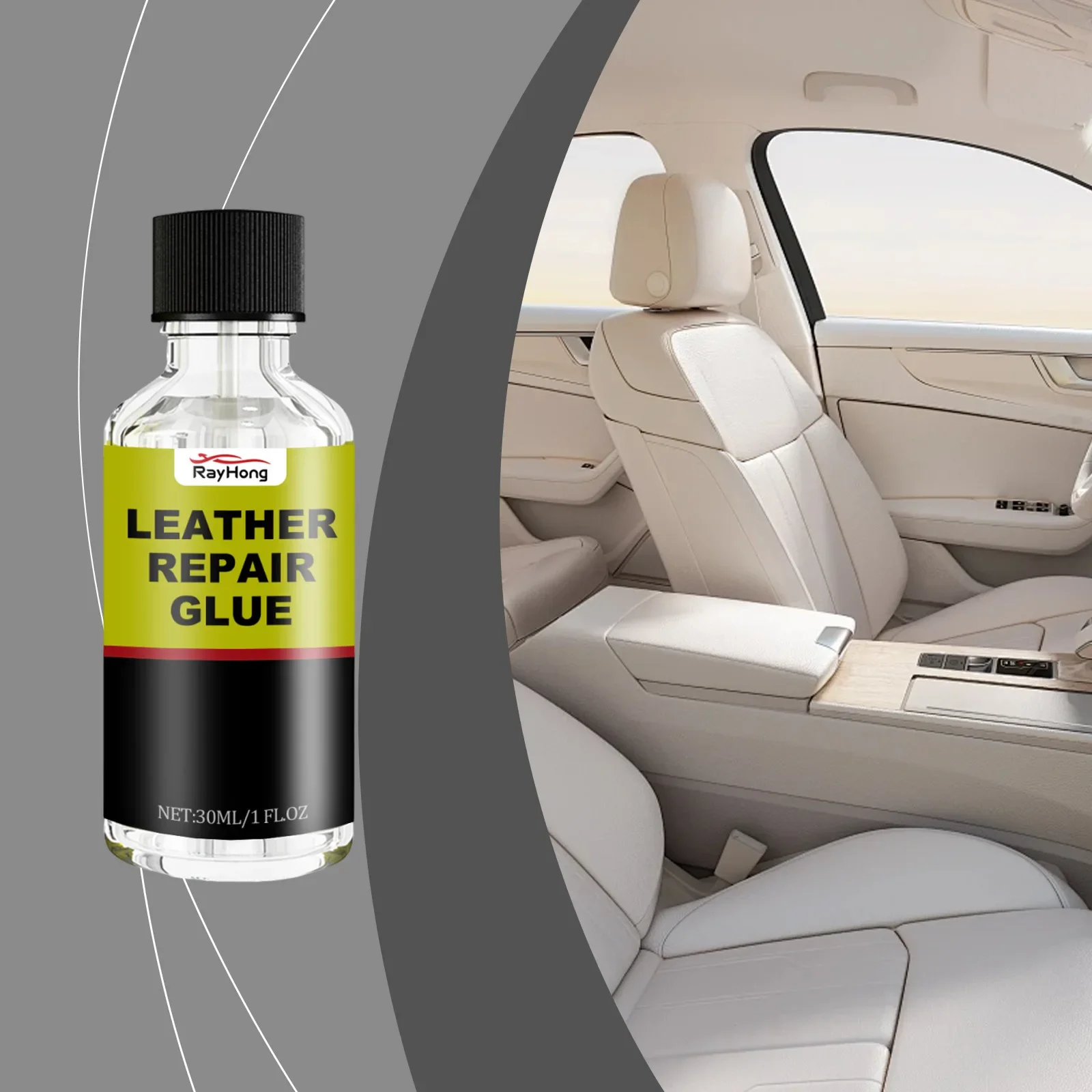 

Профессиональный автомобильный гель для ремонта кожи от царапин, трещин — восстановление блеска, набор клей для кожи быстрого фиксации для сидений, ухода за диваном (30 мл)