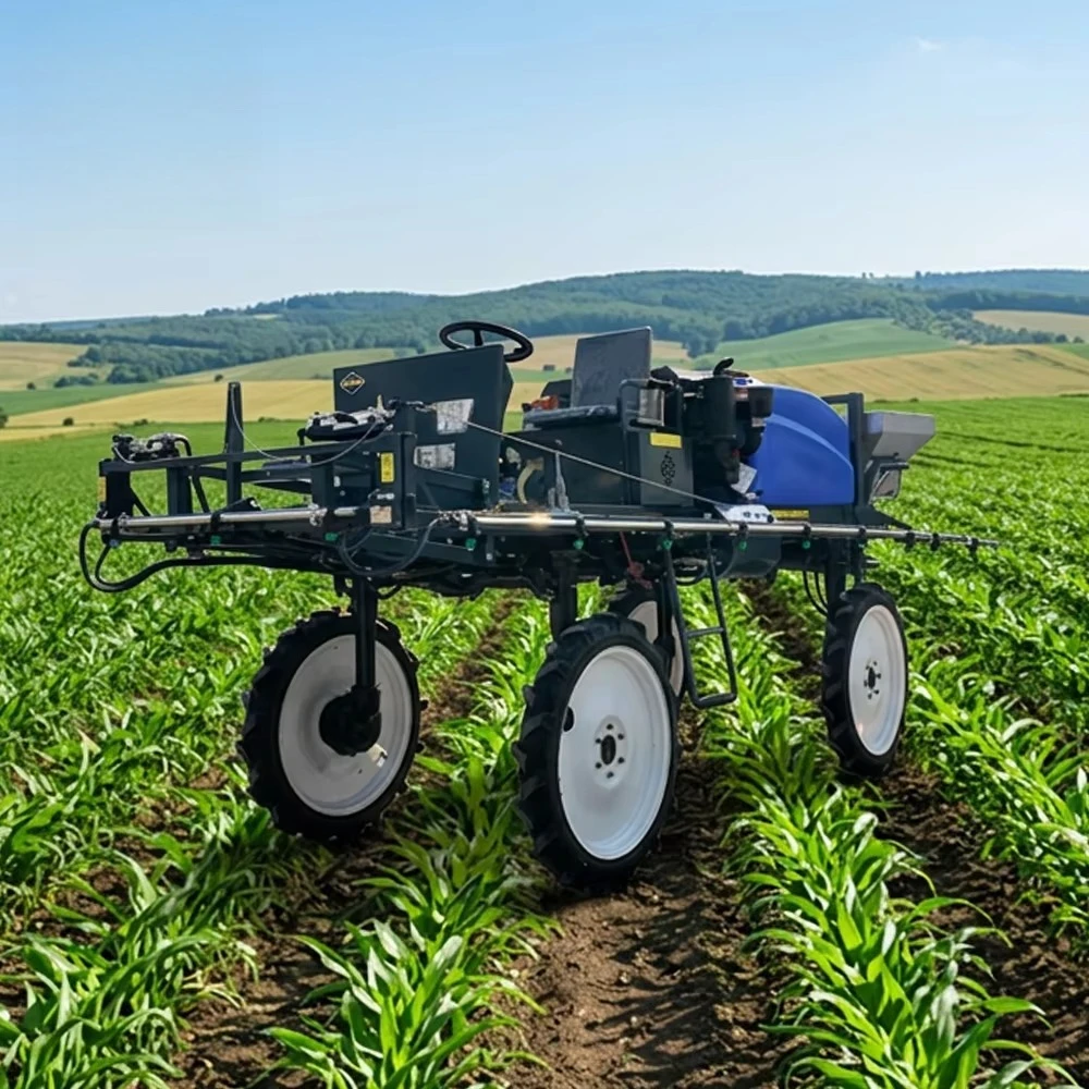 500L Boom Sprayer 20HP Four Wheel Self Propelled Agricultural Tractor Sprayer High Efficiency Farm Trigger Spraying Machine