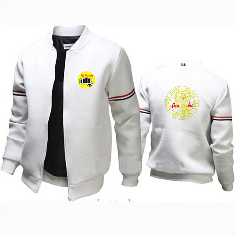 Cobra kai 2025 New Men's Spring and Autumn Casual Fashion Jacket Comfortable Joker Casual Zipper Top Cardigan