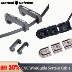 Airsoft CNC Picatinny WireGuide System Set M-LOK Cable Management Arson Machine keepatical SF Mfemale M300 flashlight Switch contracté