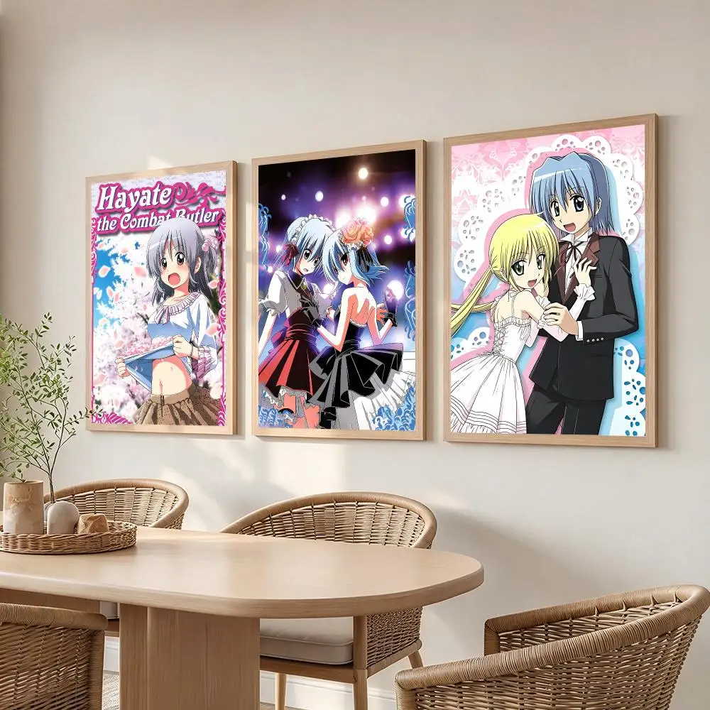anime Hayate the Combat Butler Poster Poster HD Frameless Creamy Style Home Decor Wall Art for Living Room Bedroom Gift