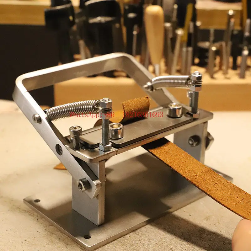 Leather Thinning Machine, Cowhide Belt Thinning, Vegetable Tanned Leather Scraping, Thin Leather Carving and Thinning Device