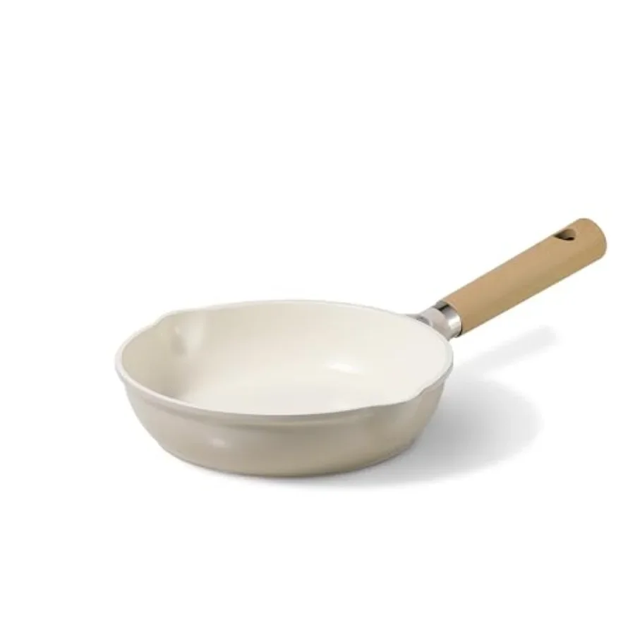 

Ceramic Frying Pan Skillet, Non Stick Frying Pan Chef's Pan, Healthy and PFOA/PFAS Free, Induction-Compatible