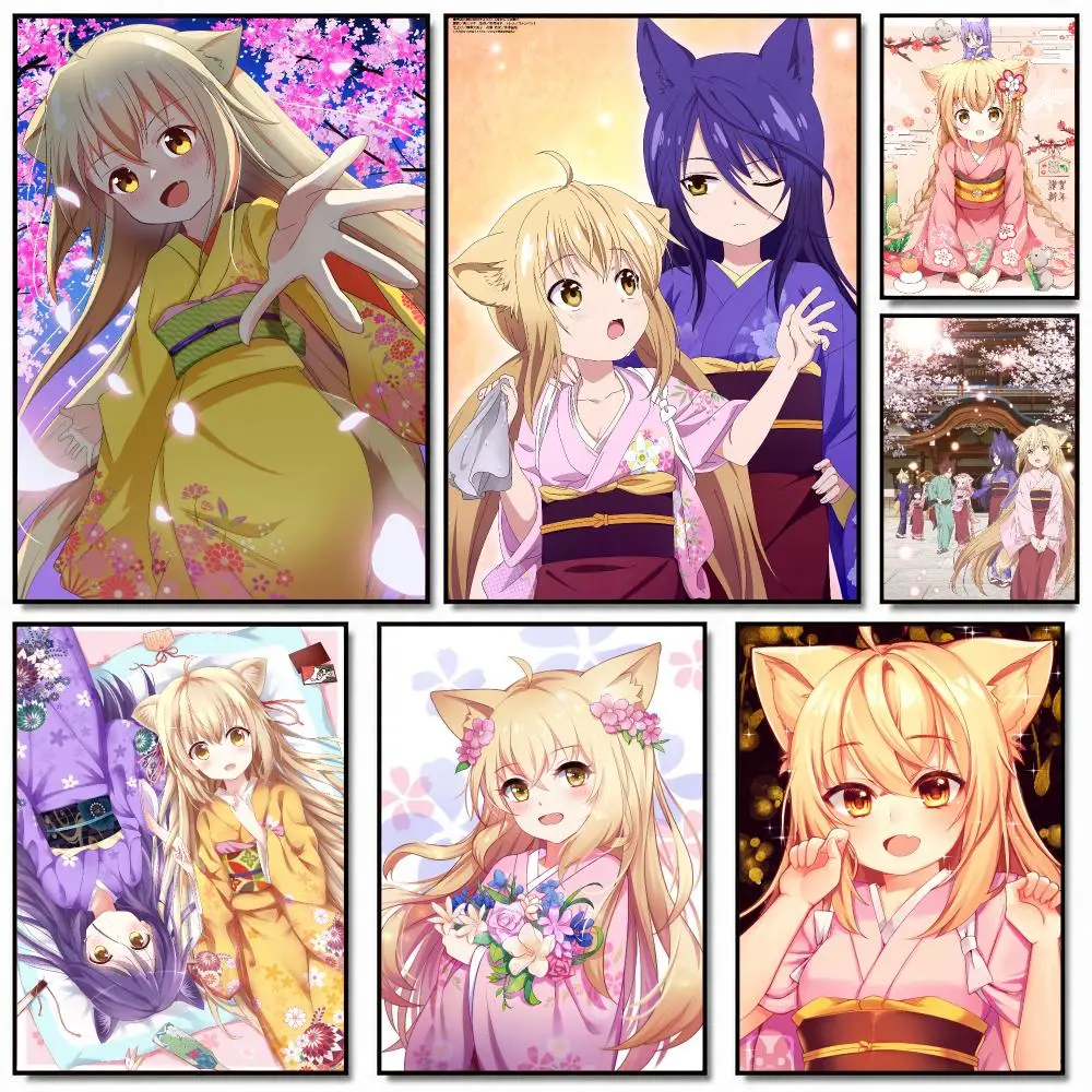 anime K-KONOHANA KITAN-N Poster Removable Wall Sticker for Home Cafe Bar Office Interior Decor