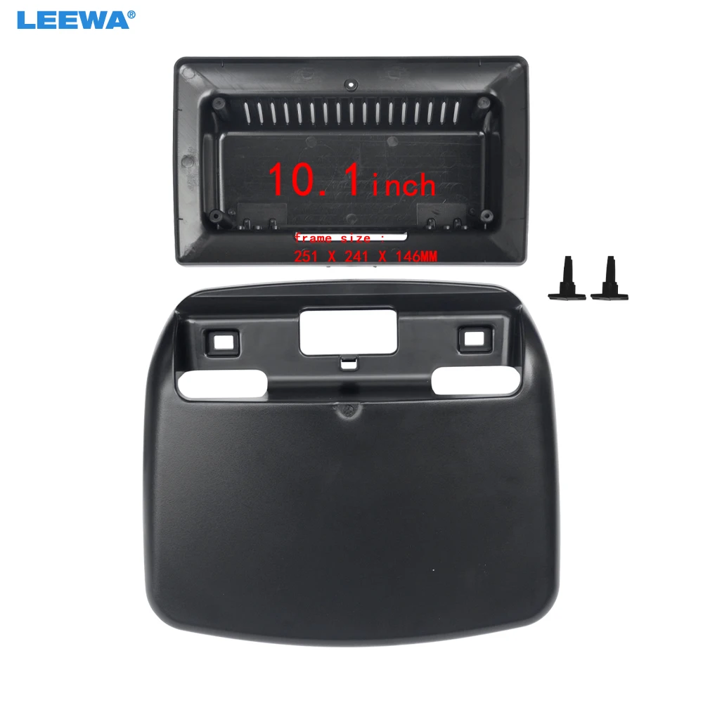 

LEEWA Car Audio 10.1" Big Screen Head Unit Dash Fascia Panel Frame Kit Adapter For Fait Doblo 2002-2017 Radio Dash Frame #CA7856